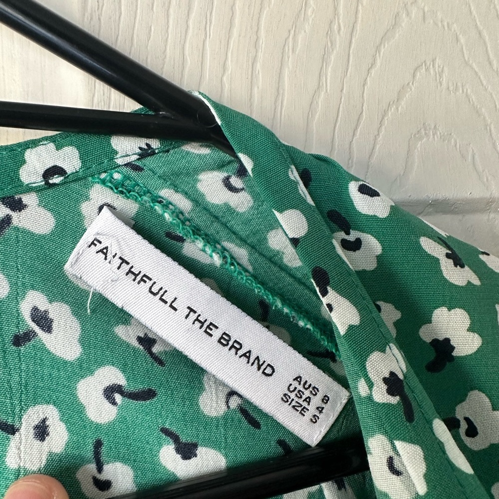 FAITHFULL THE BRAND Nina Midi Dress size 8 - Picture 7 of 13